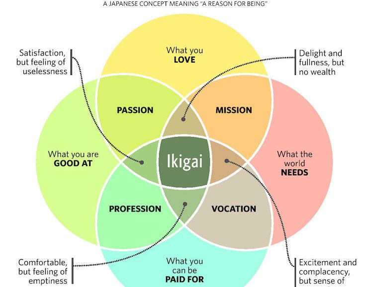 Ikigai a reason for being